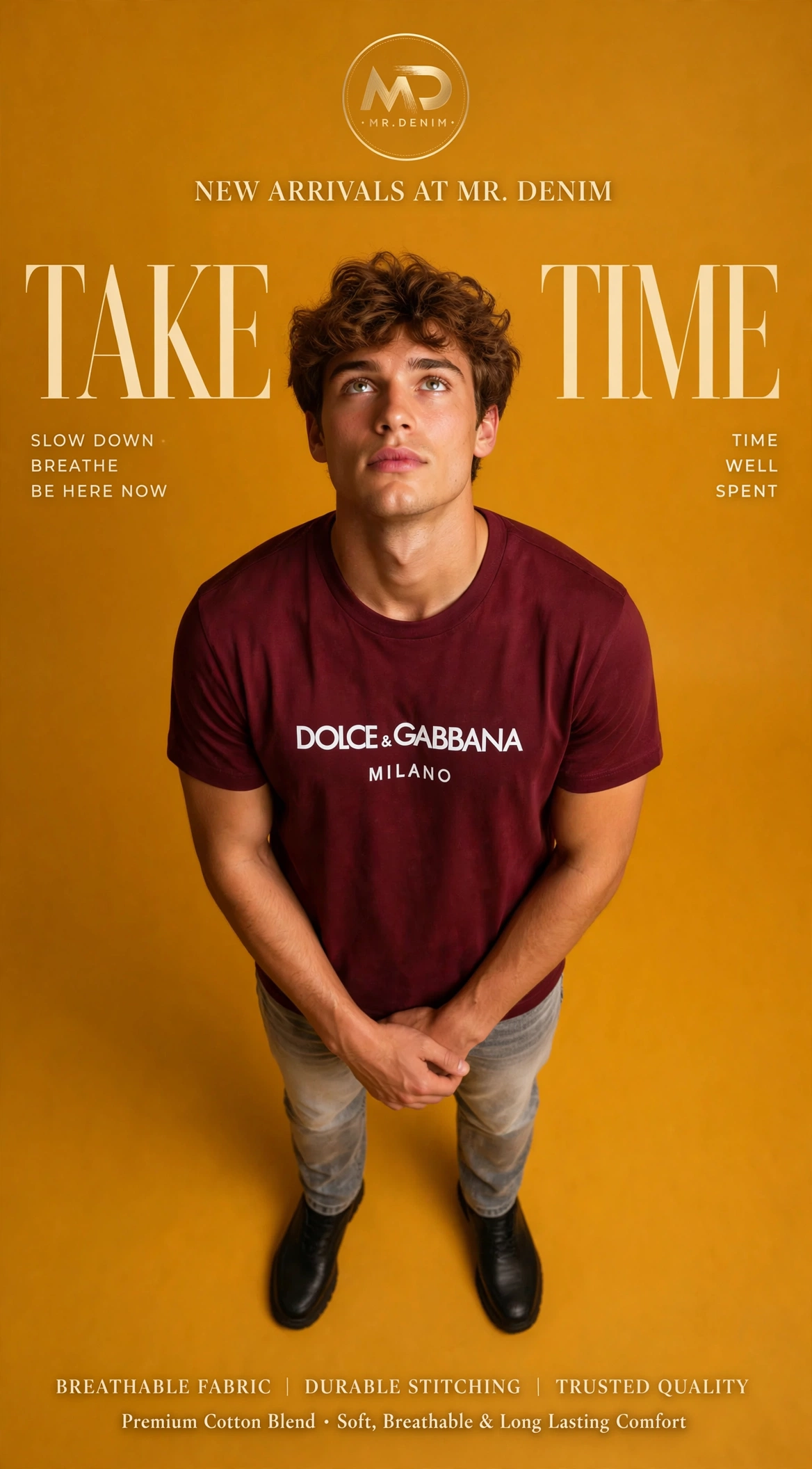 Fashion portrait editorial — MR.DENIM